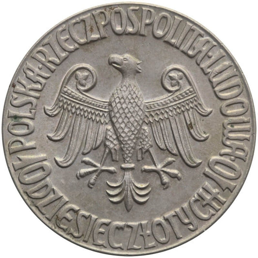 10 złotych Kazimierz Wielki próba 1964, stan 1