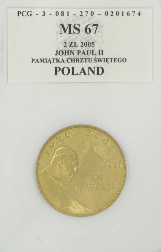 2 zł, Jan Paweł II (1920-2005), Gold Nordic