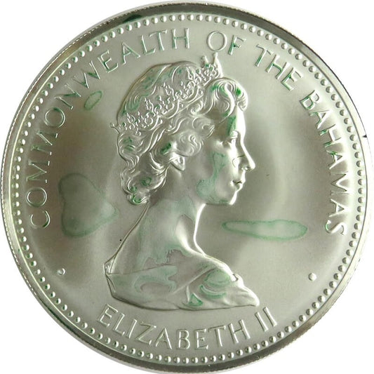 Bahamy 10 dolarów 1973 niepodległość, Królowa Elżbieta