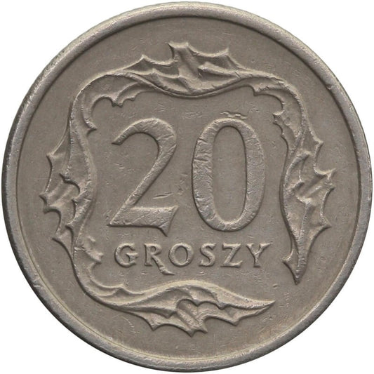 Destrukt, 20 groszy 2001, skrętka w prawo 25 stopni, st. 3