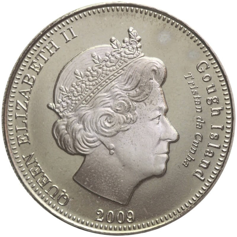 1 Crown - Tristan da Cunha 2009, Sokół wędrowny