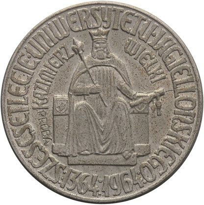 10 złotych Kazimierz Wielki próba 1964, stan 1-/2+