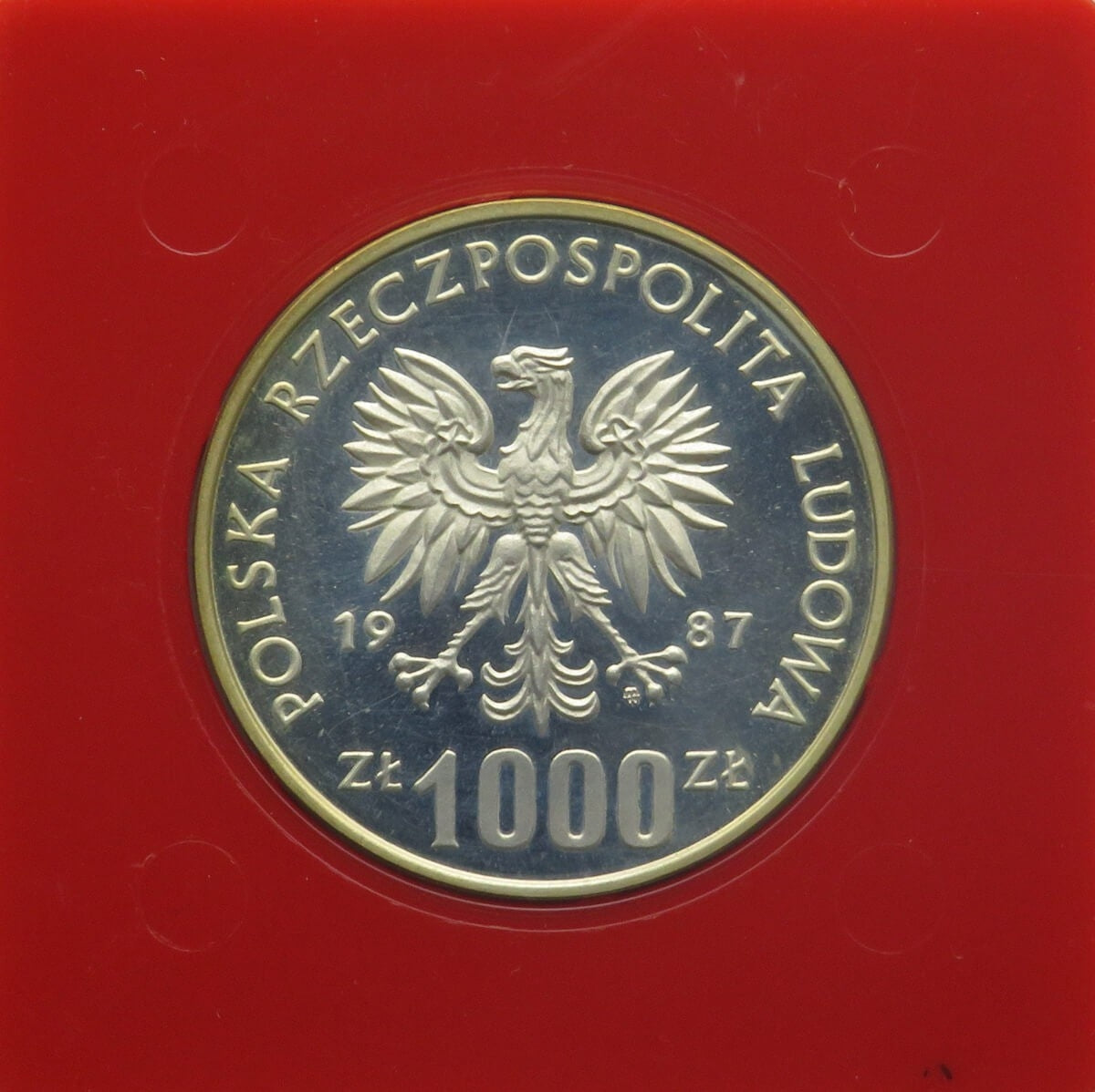 1000 zł, XV Zimowe Igrzyska Olimpijskie 1988 Calgary, próba