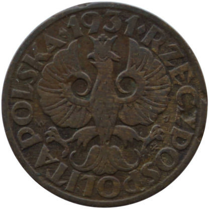 2 grosze 1931, stan 3