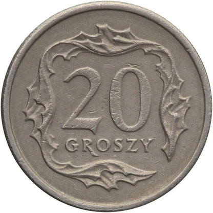 Destrukt, 20 groszy 2001, skrętka w prawo 25 stopni, st. 3