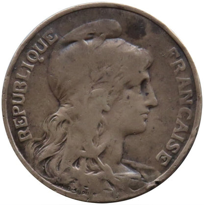 Francja 10 centymów, 1910, stan 3-