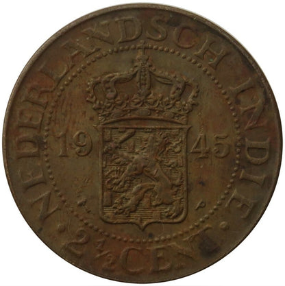 Holenderskie Indie Wschodnie. 2½ centa, 1945