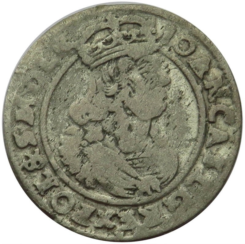 Jan III Kazimierz, Szóstak 1665 AT, stan 4