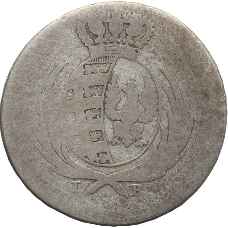 Księstwo warszawskie ⅓ talara, 181?, I.B., stan 6