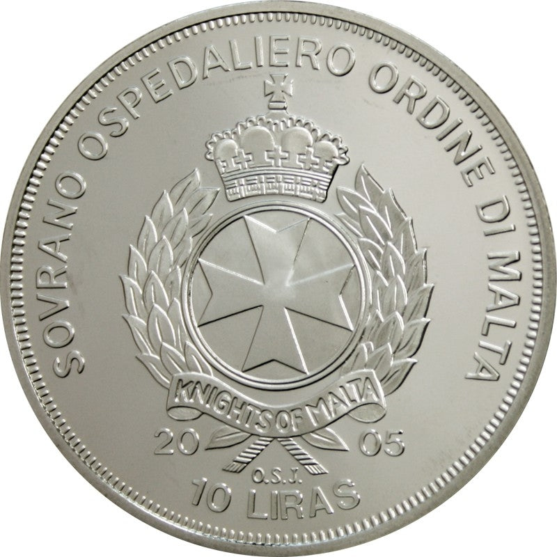 Malta - 10 Liras 2005 Ad Maiorem Dei Gloria - Jan Paweł II