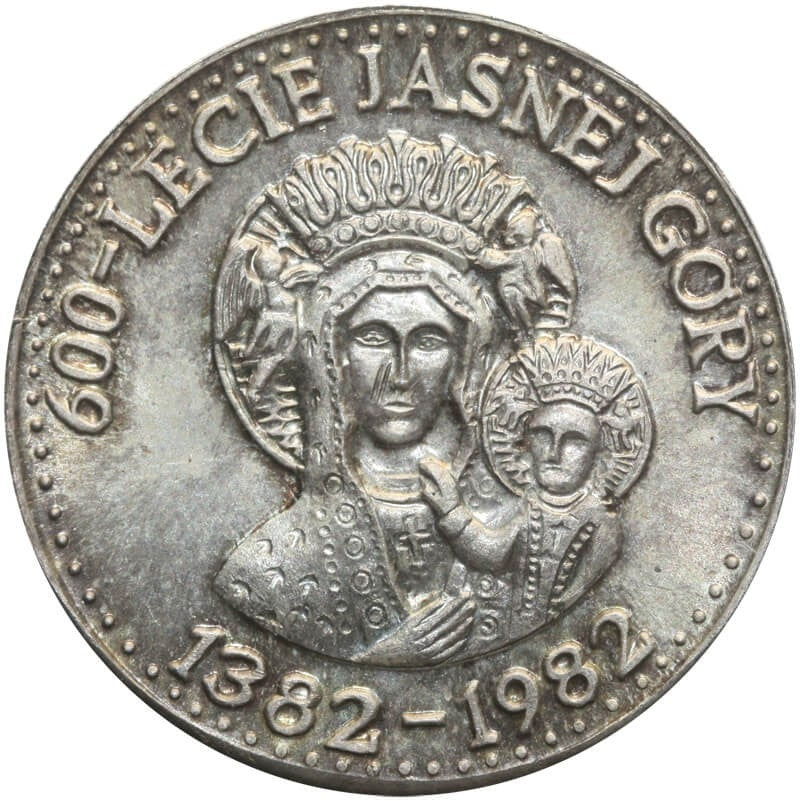 Medal Jan Paweł 600 lecie jasnej góry