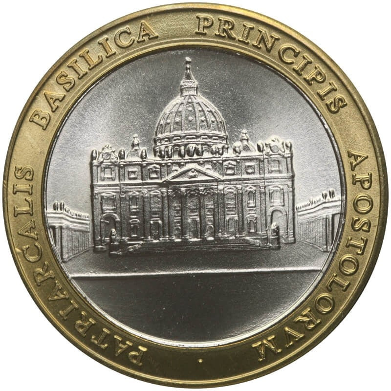 Medal WATYKAN PAPIEŻ JAN PAWEŁ II BIMETAL