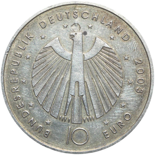Niemcy 10 euro, 2003, Mistrzostwa Świata w Piłce Nożnej, Niemcy 2006, D