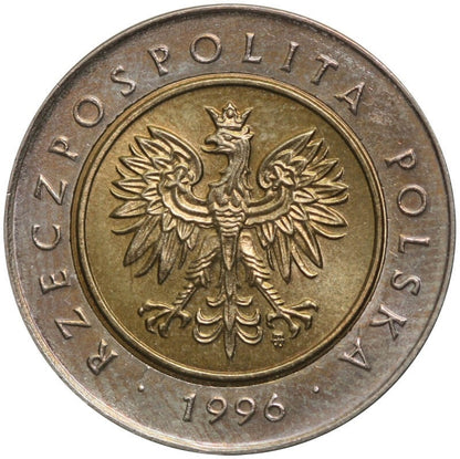Polska 5 złotych, 1996, 1-