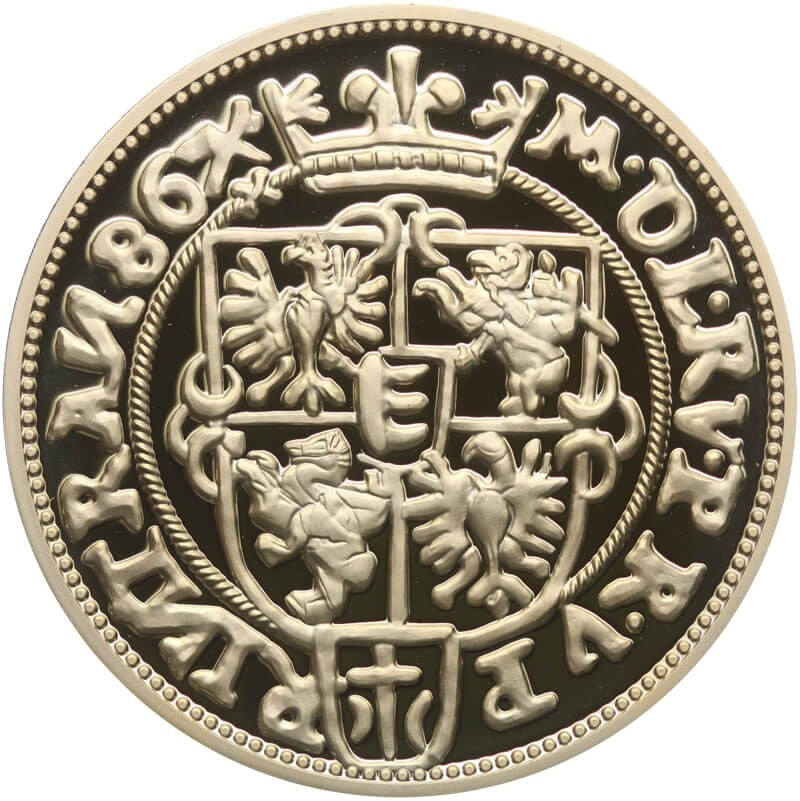 Replika  Dukat Koronny Stefana Batorego, platerowana