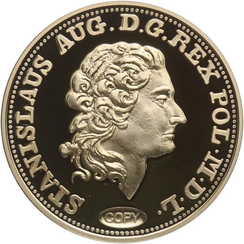 Replika  Dukat Stanisława Augusta, platerowana