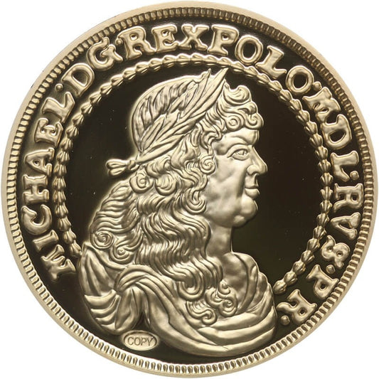 Replika  Dwudukat Toruński Korybuta Wiśniowieckiego, platerowana