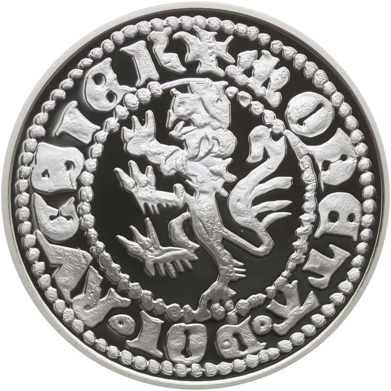 Replika  Kwartnik Ruski Kazimierza III Wielkiego, platerowana