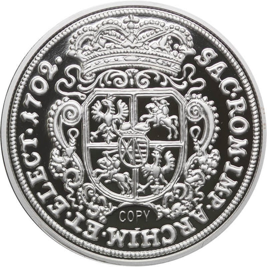 Replika  Talar Augusta II z 1702 roku, platerowana