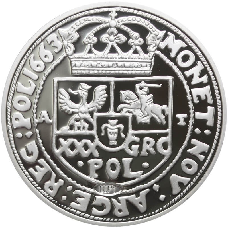 Replika  Tymf Jana Kazimierza , platerowana