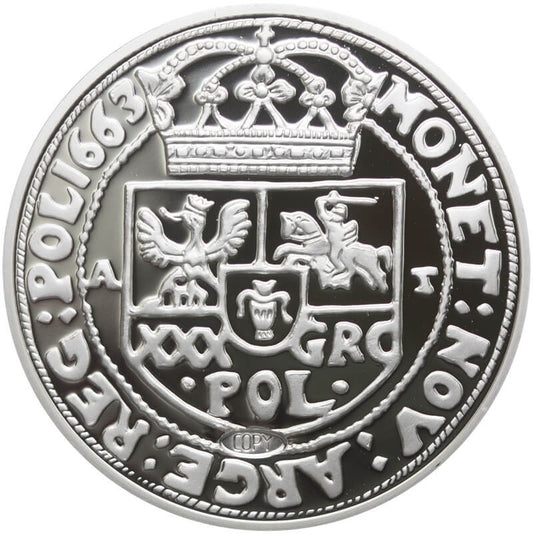 Replika  Tymf Jana Kazimierza , platerowana