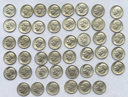 USA, centy i dolary 1961-2010, zestaw 122 monety, każda inna