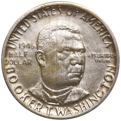 USA ½ dolara, 1946, Booker Taliferro Washington, certyfikat