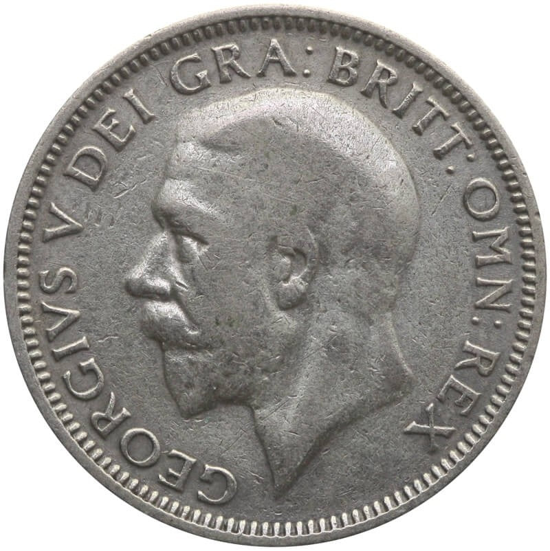 Wielka Brytania 1 szyling, 1931, srebro