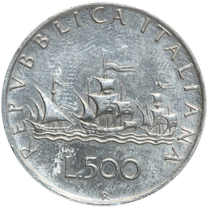 Włochy, 500 lirów, 1960, stan 2-